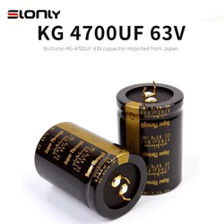 2pcs Nichicon 63v 4700Uf 63V KG Super Through 35x50mm 85° Capacitors Pitch 10mm Audio Filtering Electrolytic Capacitors