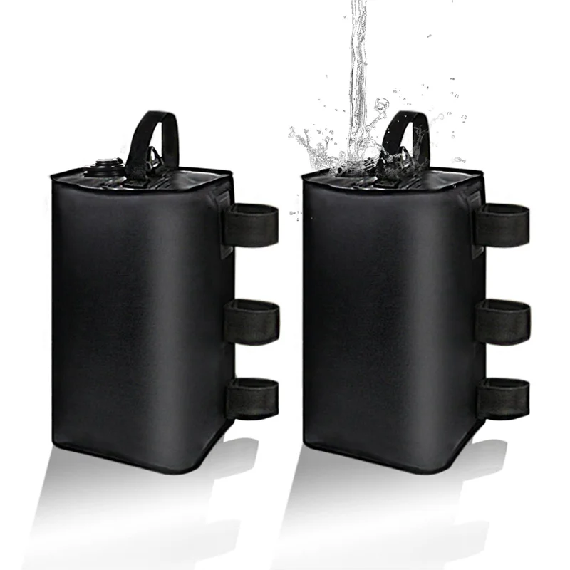 2 عبوة من أوزان المياه المظلة سعة 10 لتر للرياح وأوزان كيس الماء وشديدة التحمل ومضادة للطرف وأكياس وزن الساق سريعة-