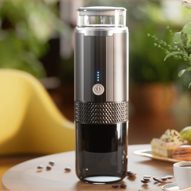 

Электрическая капсульная кофемашина, подходящая для молотых кофе и кофейных капсул, портативная дорожная эспрессо-машина для домашнего офиса