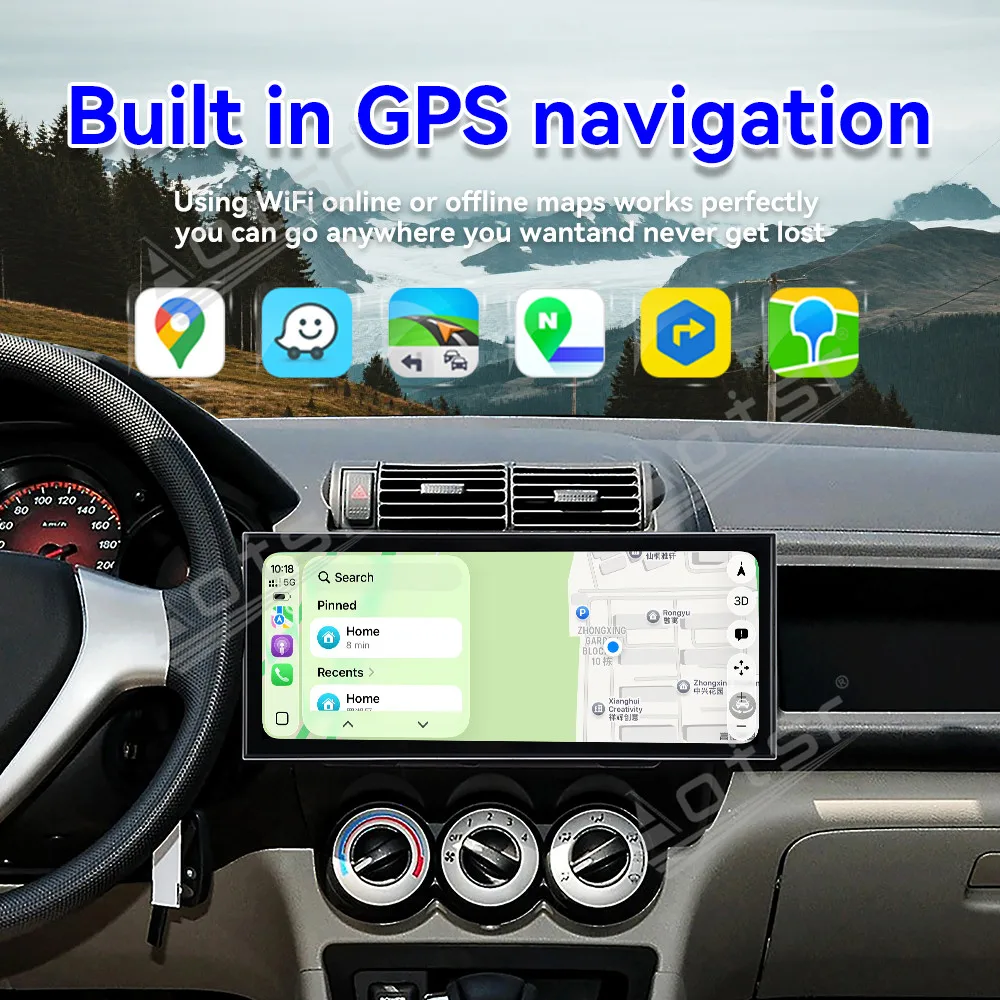 

15,8-дюймовый встраиваемый сенсорный экран автомобильной магнитолы с GPS-навигацией и стереосистемой для Honda Fit City Everus S1 2002-2015, мультимедиа с поддержкой CarPlay и Android