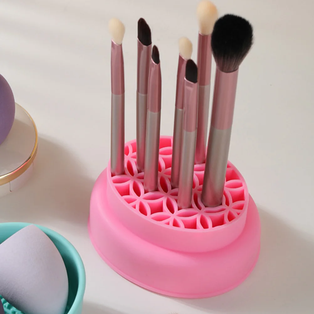 

Silicone Makeup Brush Cleaning Bowl Stylish Multifunctional Holder for Sponge Cleaning and Drying Makeup Cleaner for