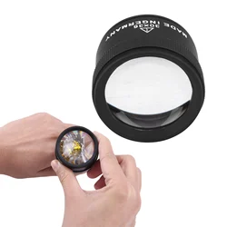 30X Magnifying Glass Optical Lens Monocle Magnifier Magnifier Handheld  Watch Repair for Coin Stamps Jewelry Lupe Loupe