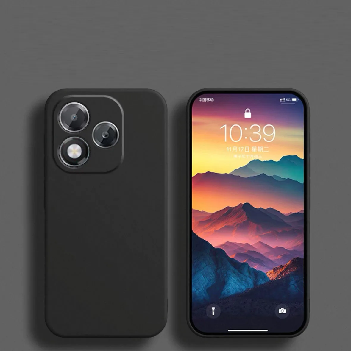 Para Honor 400 Lite Funda Honor 400 Lite Funda Coque Original silicona líquida suave TPU teléfono parachoques para Honor 400 Lite