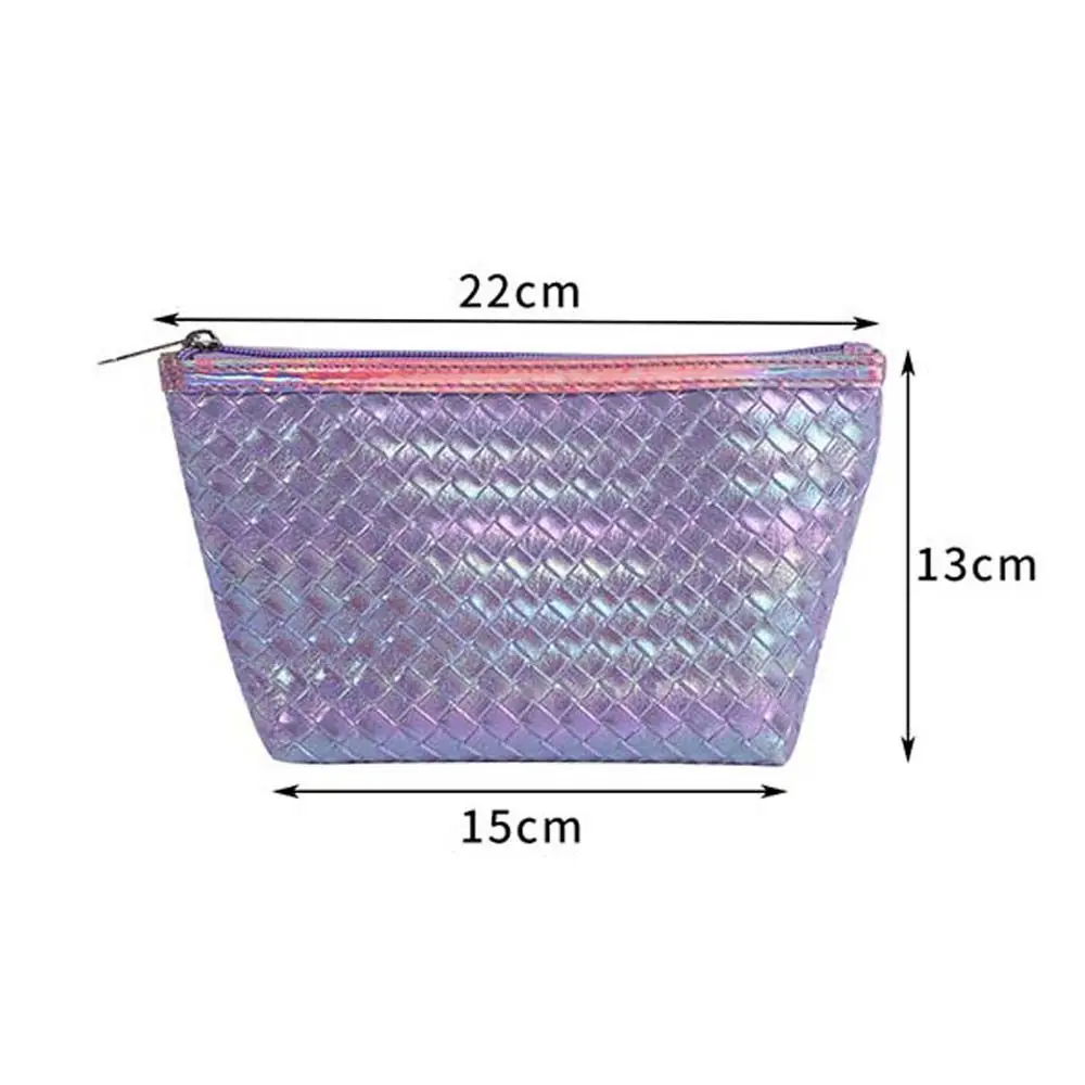 Sac à main décontracté LatejWoven Aurora pour femme, sac de lavage, déconnexion, sac de rangement cosmétique, trousse de toilette, trousse de maquillage, évaluation cosmétique