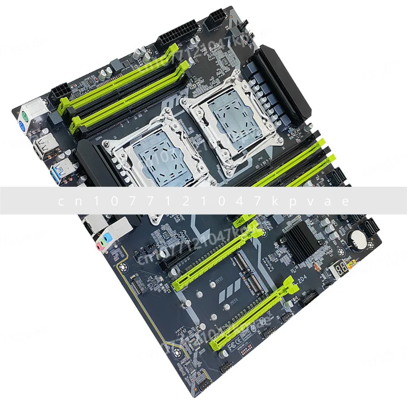 New X99 main board Dual 2011-3 Desktop PC main board DDR4 Dual NV M.2 Compatible with 2680 V3V4