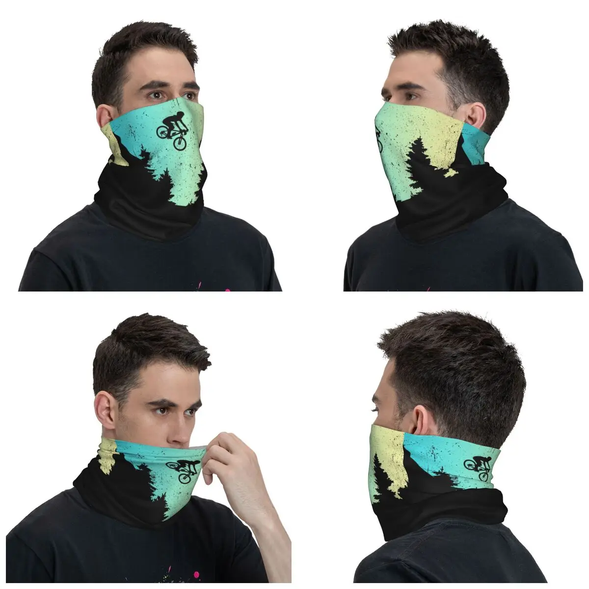 Mountain Biker Bike Bandana Neck Warmer Women Men Winter Ski Tube Scarf Gaiter MTB Bicycle Face Cover