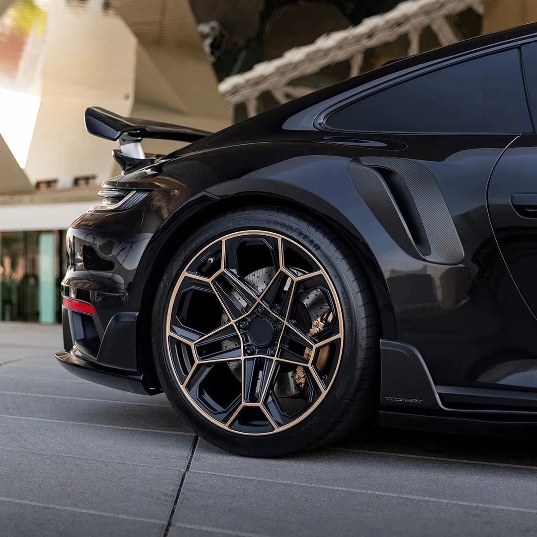 Platinum Gold FI R F1R Fully Forged Wheels T6061 Alloy Precision Built for High Performance Sports Cars