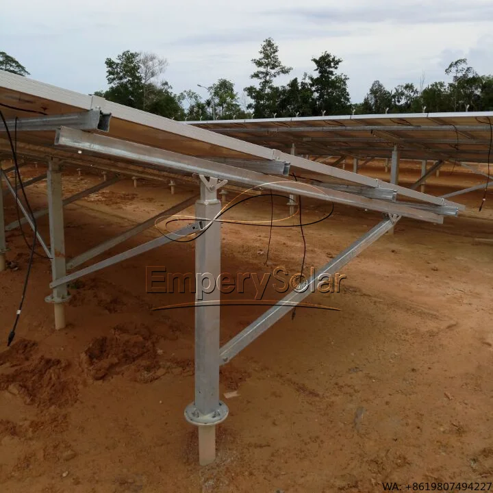 EmperySolar Ground Mounting System New Material Zinc&Hot-Dip Galvanized Magnesium Solar Panel Ground Mounting Racks