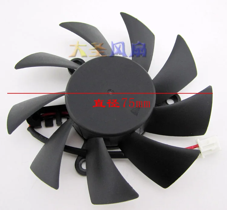 Original for EVGA GeForce GTX650 GTX650Ti GT740 Graphics card cooling fan PLA08015S12HH 0.35A T128015SH 0.32A