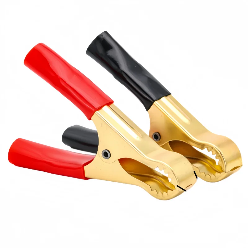 50A Toothed Small Large Crocodile Clip Battery Clip Charging Clip High Power Inverter Plug Power Connector