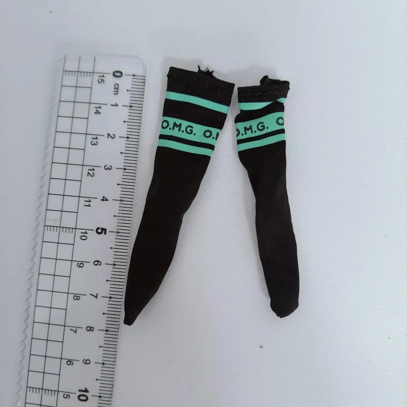 001 BJD อุปกรณ์เสริมแท้สำหรับตุ๊กตา BJD ขนาด 1/6 1/8 ถุงเท้า DIY เซ็นหลินเจียจู รุ่นเรนโบว์ไฮ