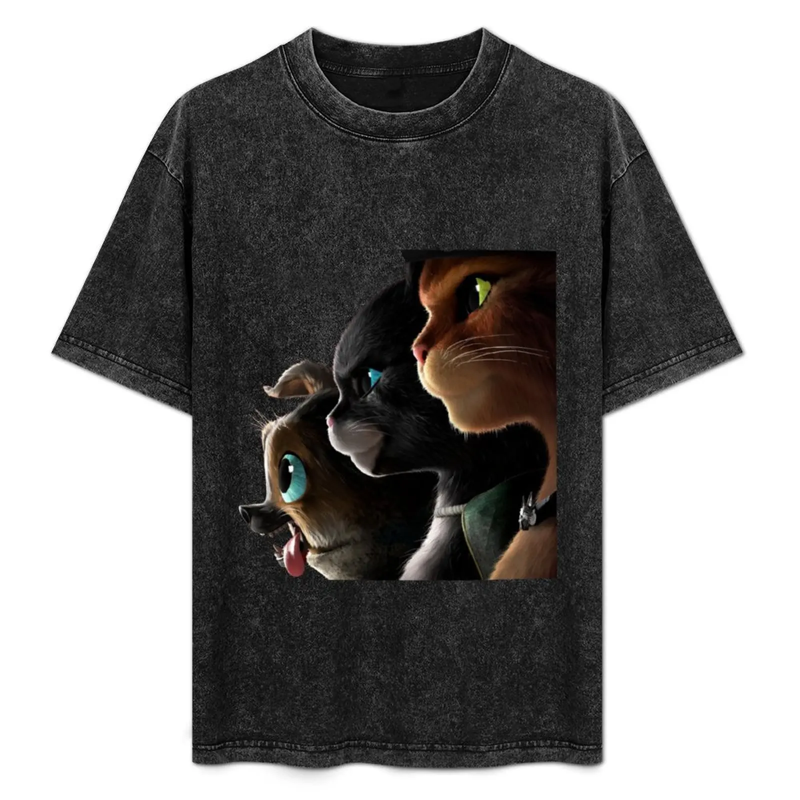 

Puss in Boots T-Shirt anime t shirts for man cotton t shirts man 100% t shirt man plain shirts designer T-Shirt