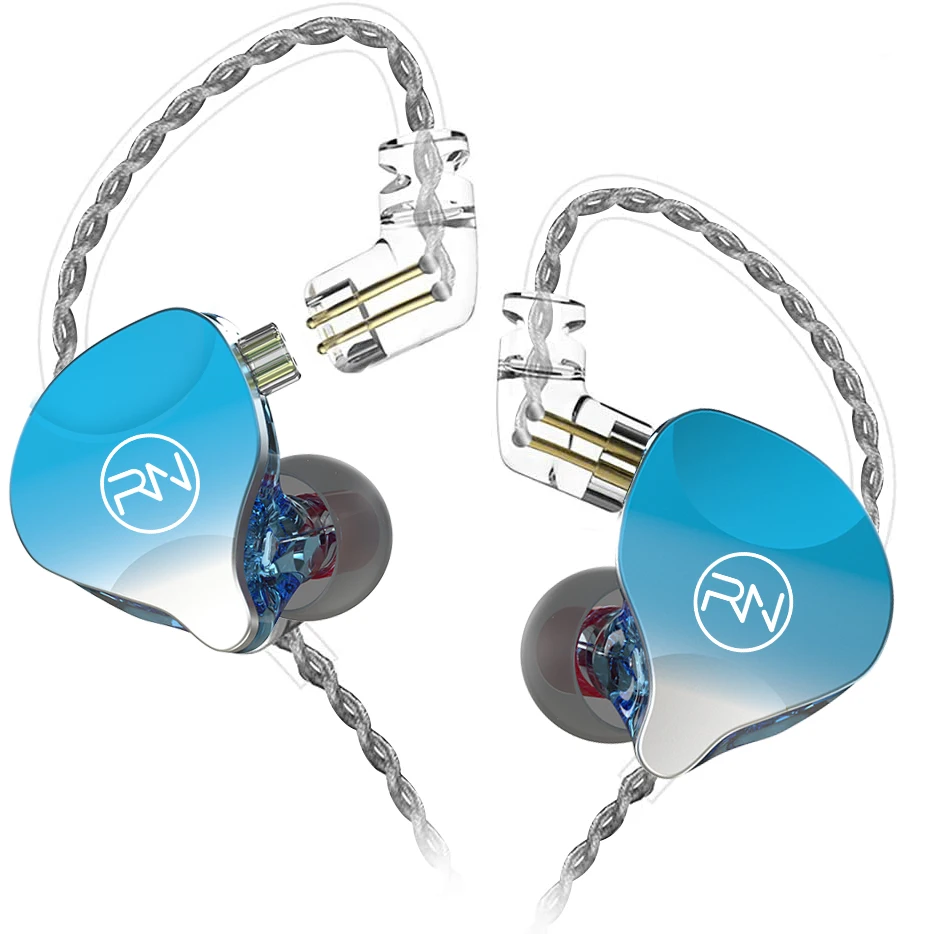 

RevoNext RH-213 Plus Wired in Ear Monitors Earbuds 1DD+1BA HiFi Stereo Earphones for Musicians Drummers Singers