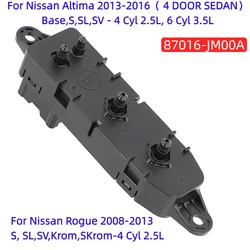 ​For Nissan 13-16 Altima & 08-13 Rogue Left Driver Power Seat Control Switch OEM 87016-JM00A NEW