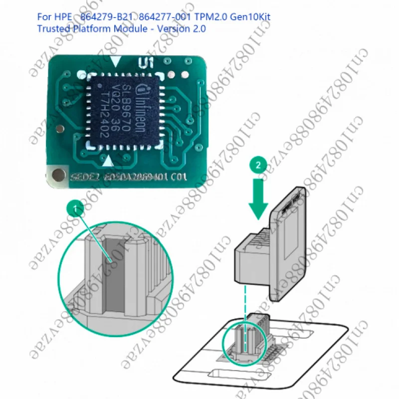 XYG Original for  TPM 812119-001 745821-001 Trusted Platform Module 2.0 Board