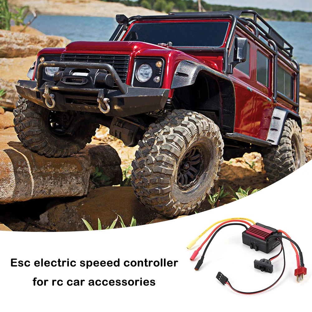 Waterproof 35A 2-3s ESC Electric Speed Controller 5V/2A BEC for RC 1/14 1/16 1/18 RC Car 2838 2845 Brushless Motor