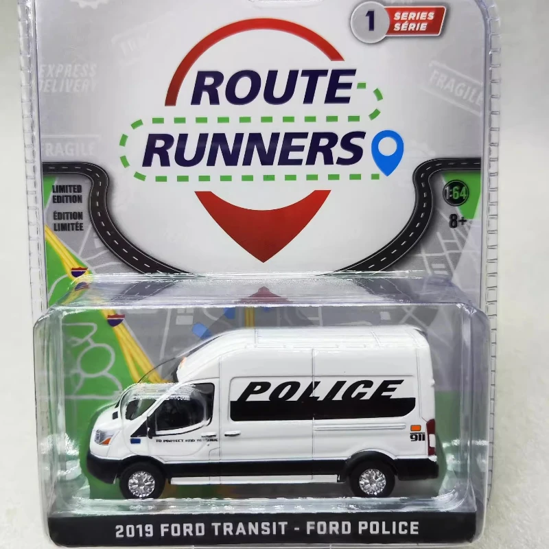 

GreenLight Mini 2019 Ford Transit LWB HR Ford Transit Alloy Model Toys High-end Gifts