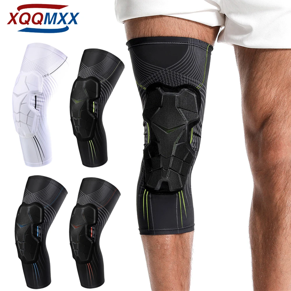 1Pc Protectives Strike Knee Guards, Adult Bicycling Knee and Shin Pads - Non-Slip Protection - Off-Roading, BMX, Mountain Biking