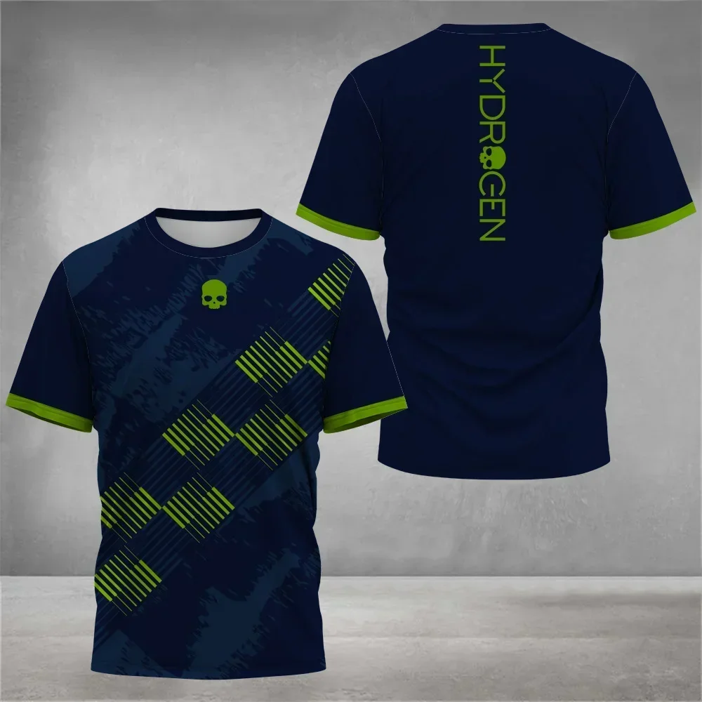 

2025 Breathable Men's Padel Tennis Men T-Shirts Summer Outdoor Sports Short Sleeve Top Quick Dry Football Running Men Clothing