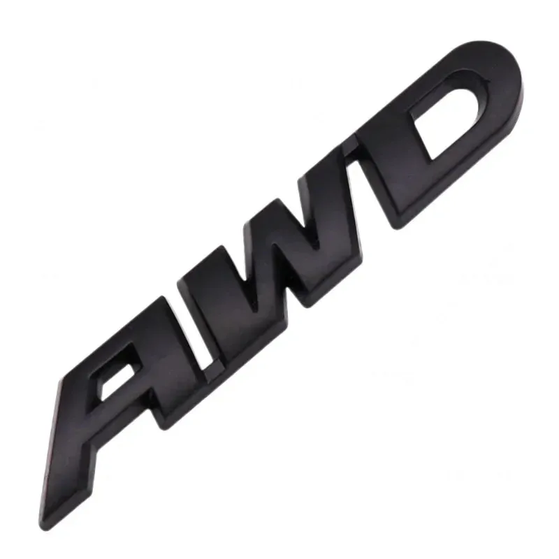 3D Metal Car Letters AWD Logo Emblem Sticker Fender Trunk Badge Accessories For Honda Civic CRV Subaru Mazda Toyota RAV4 Kia - view 6