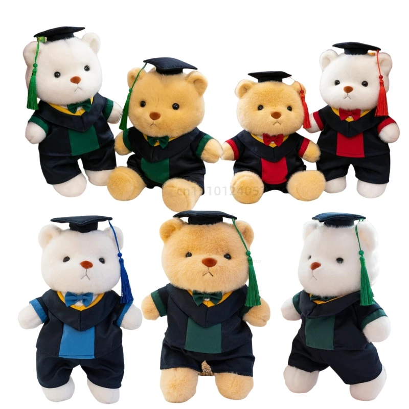 漫画ドクタージョイントクマ大学院医師クマ人形動物面白い人形スーパーソフトおもちゃ誕生日家の装飾学生ギフト用