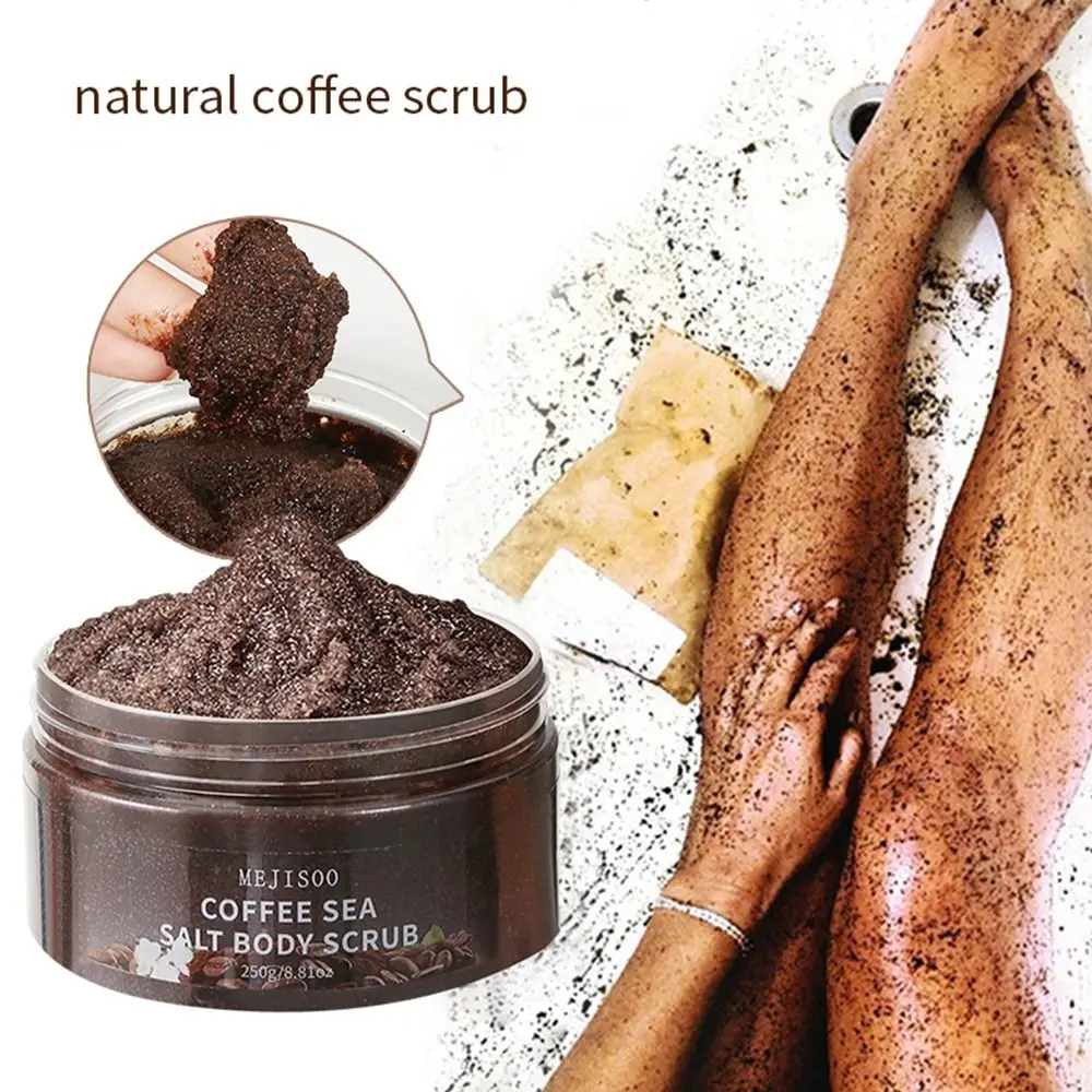 New 250g Coffee Body Scrub Exfoliating Moisturizing Body Exfoliator Deep Cleansing Skin Scrub Skin Care