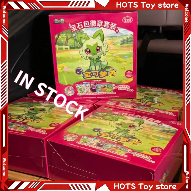 在庫あり-100-正規品-ジェムパックバッジセットバッグ-ptcgカードアルバム-スカーレット＆バイオレット-トレーディングバッグボックスカード-中国製カード玩具ギフト