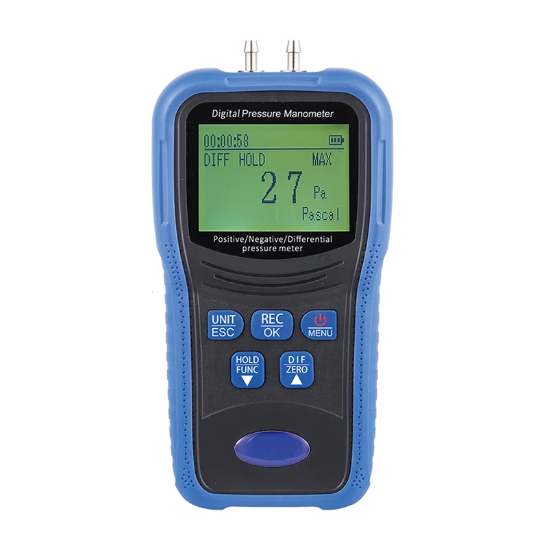 

TM510B Industrial Micromanometer Digital 1Pa Resolution Measuring Pipe Wind Speed And Pressure