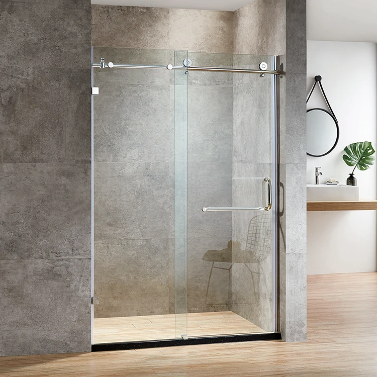 

Custom Size Sliding Door Shower Cabin Anti-Leak Design Premium Shower Room with Tempered Glass Easy Installation