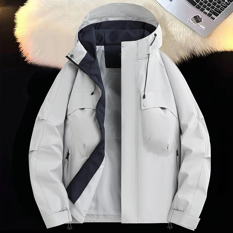 Spring Autumn Couple Outdoor Running Sports Fashion Leisure Jacket Men's Outdoor Comfortable Breathable Trendy Baseball Jacket