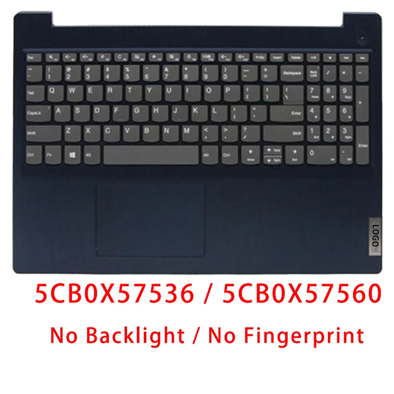 Nuevo para Lenovo Ideapad 3-15ARE05 3-15IIL05 3-15IGL05 2020; accesorios de repuesto para ordenador portátil teclado estadounidense con logotipo 5CB0X57536