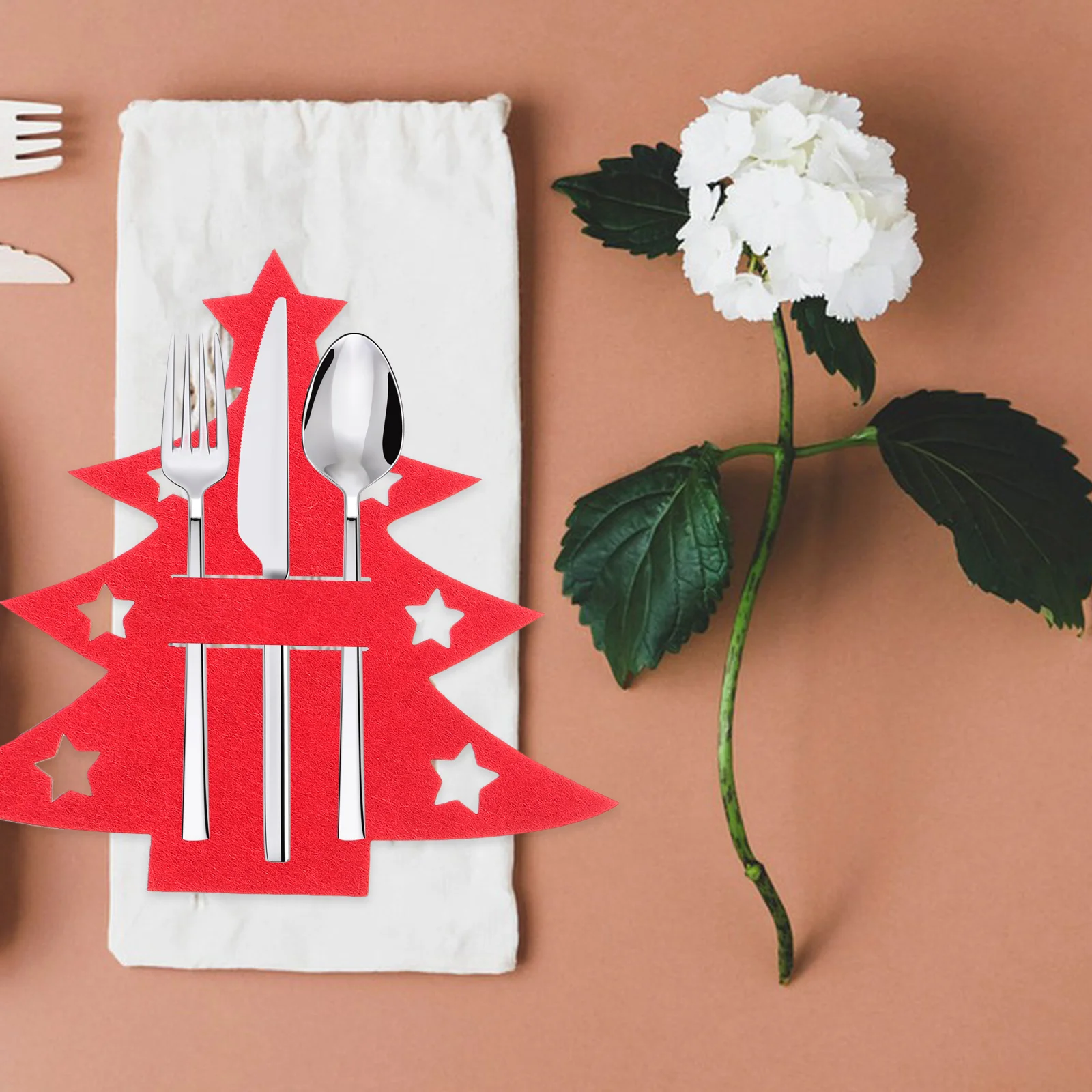 

10 Pcs Tableware Cutlery Set Cloth Party Charcuterie Accessories