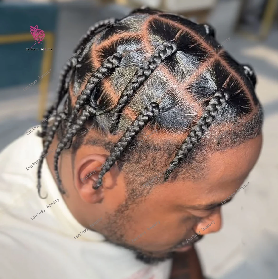 

Натуральная линия волос, твист-косы, мужской парик, афро-мужской, черный, коричневый, дреды, парик из 100% человеческих волос, супер тонкая микрокожа, простая ручная работа