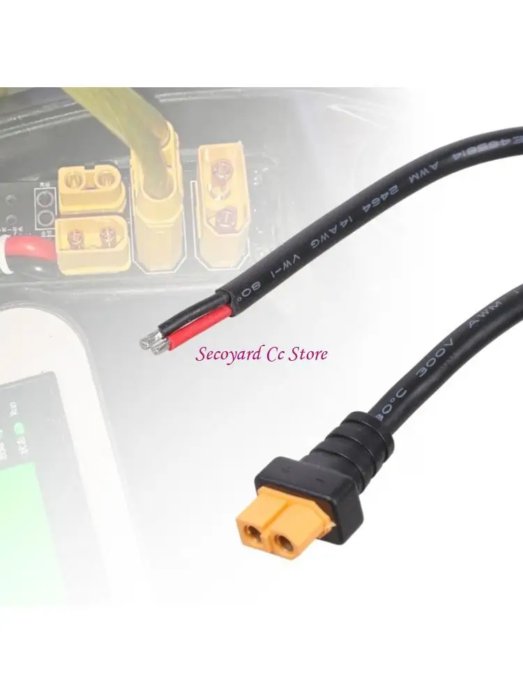 N3UC 2Pin XT60 Adapter Wire For Portable Solar Stations Car Batteries And Aviation Model Electronics