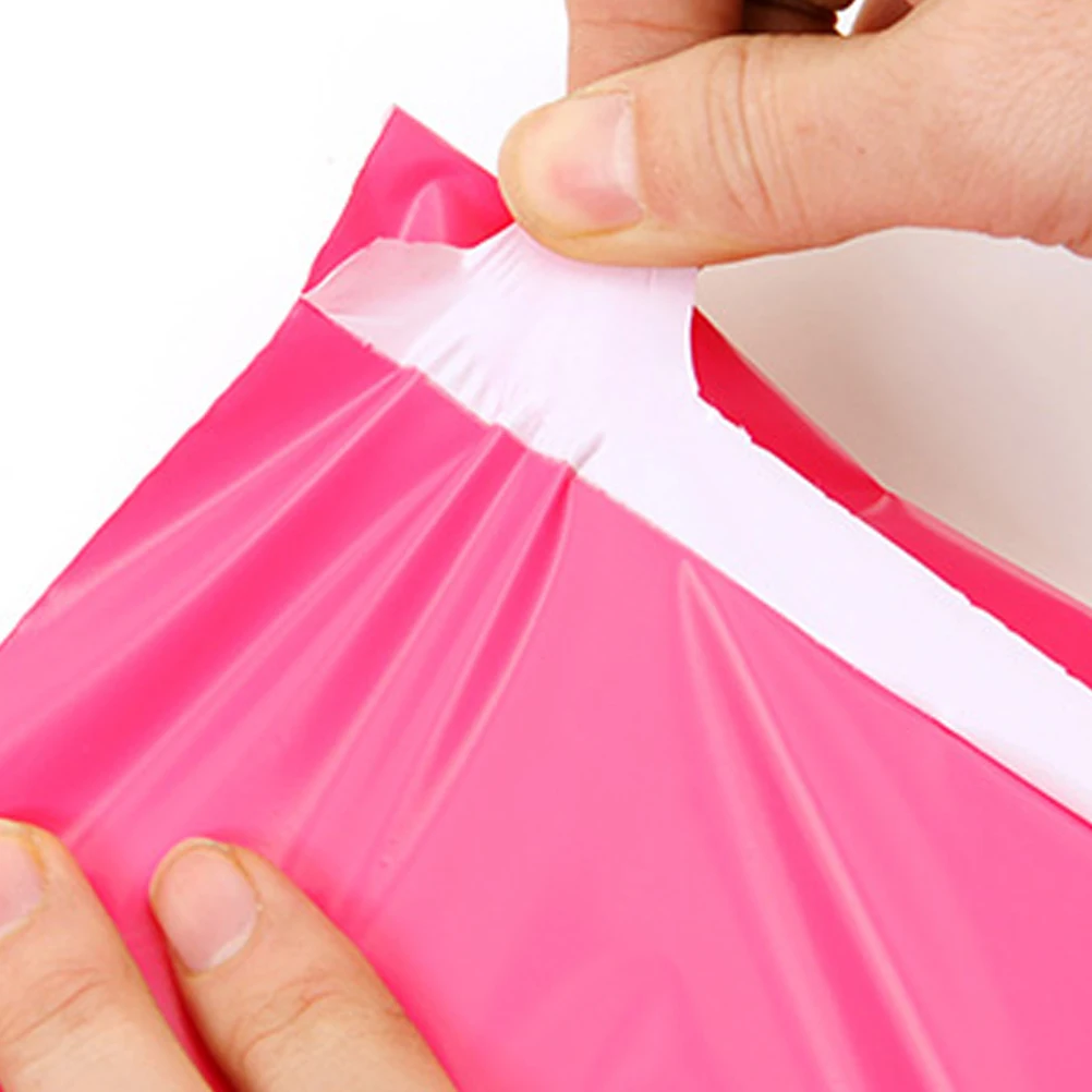 

100Pcs Waterproof Packaging Bags Pe Plastic Self Sealing Express Mailing Bags Thickened Package Bags for Shipping