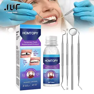Kit de réparation dentaire moulable Kit de remplacement dentaire temporaire Billes thermiques pour plombage Réparer la dent manquante et cassée artificielle 10 meilleurs produits de comblement dentaire en vente - No 7
