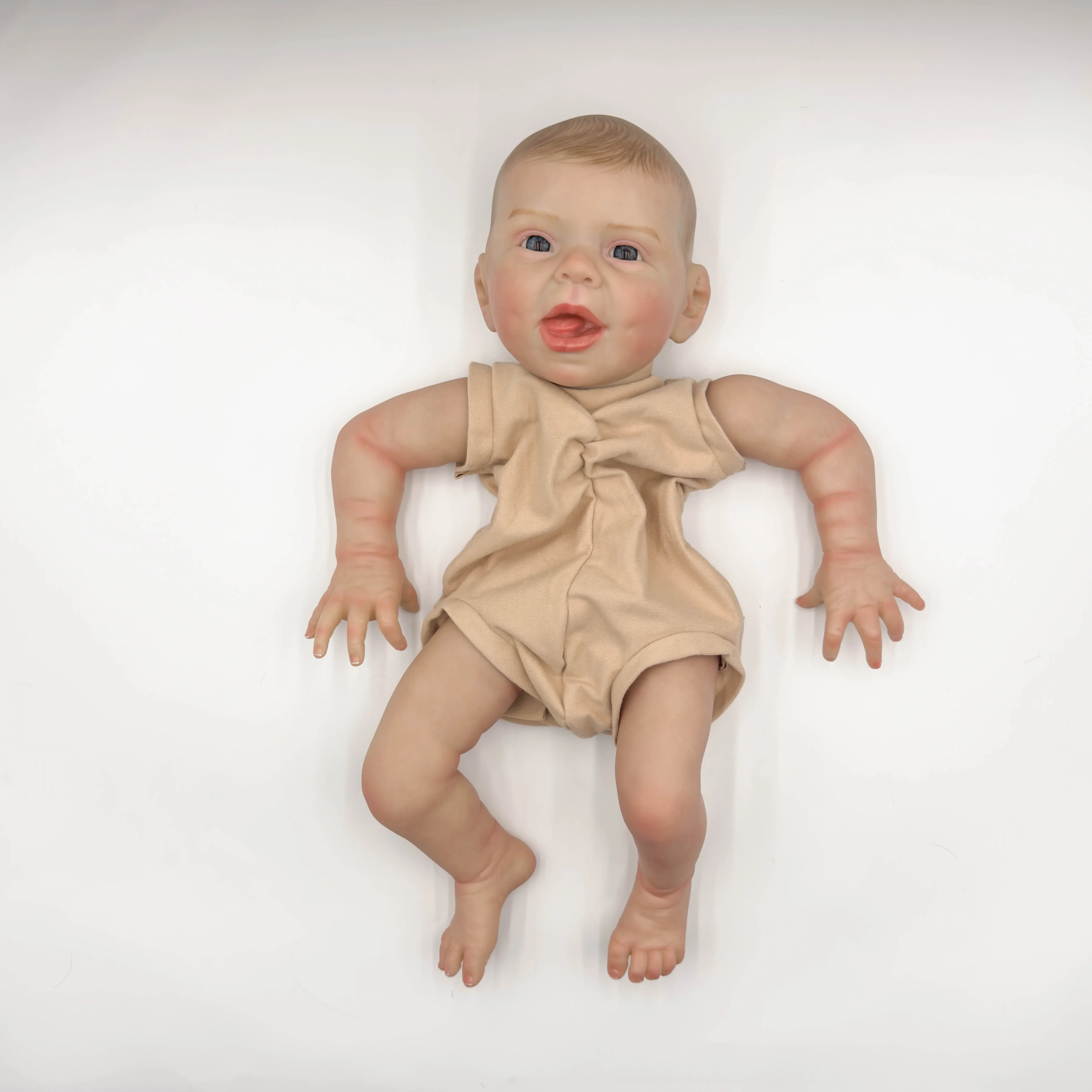 

EGO 22inches Already Painted Bebe Hani Doll Kits Reborn Doll Unassembly DIY Reborn Doll Kit Gift for Children