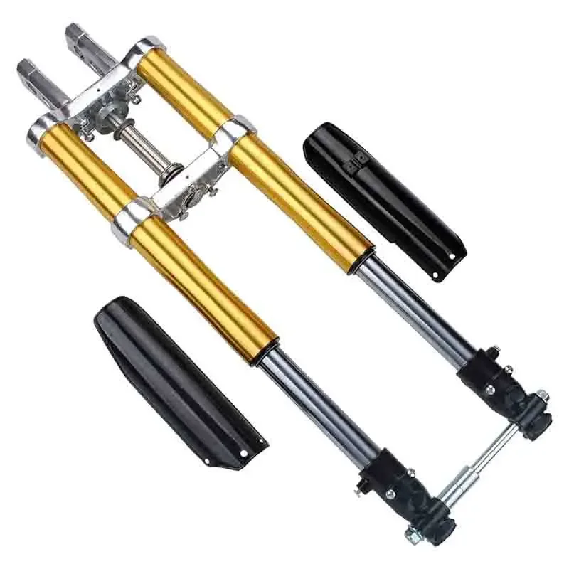 Передняя вилка горного велосипеда с тройным зажимом, передняя вилка мотоцикла