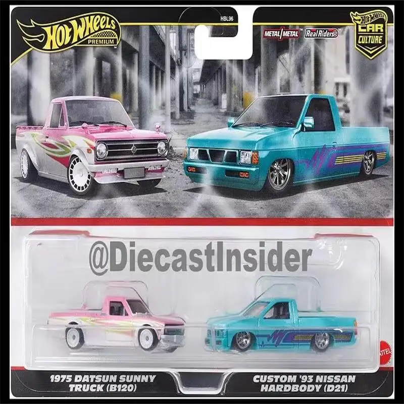 HOT WHEELS 1:64 1975 datsun sunny truck custom 93 nissan hardbooy Collection die cast alloy car model decoration gift