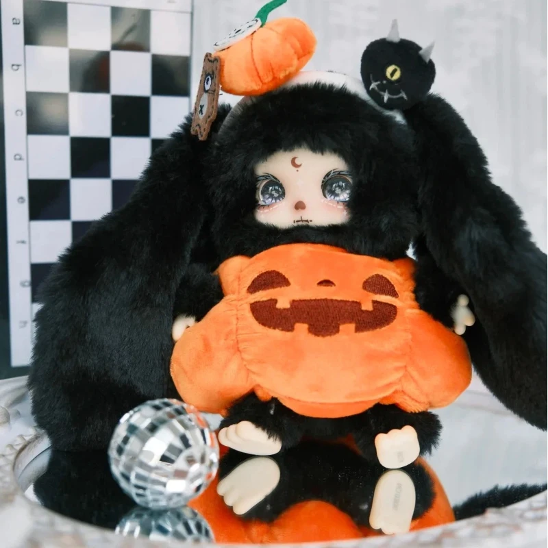 

Подлинная новая серия Lokiki Trick Or Treat, глухая коробка на Хэллоуин, плюшевая тыква, череп, загадочная коробка, сумка, подвеска, виниловый брелок, игрушка в подарок