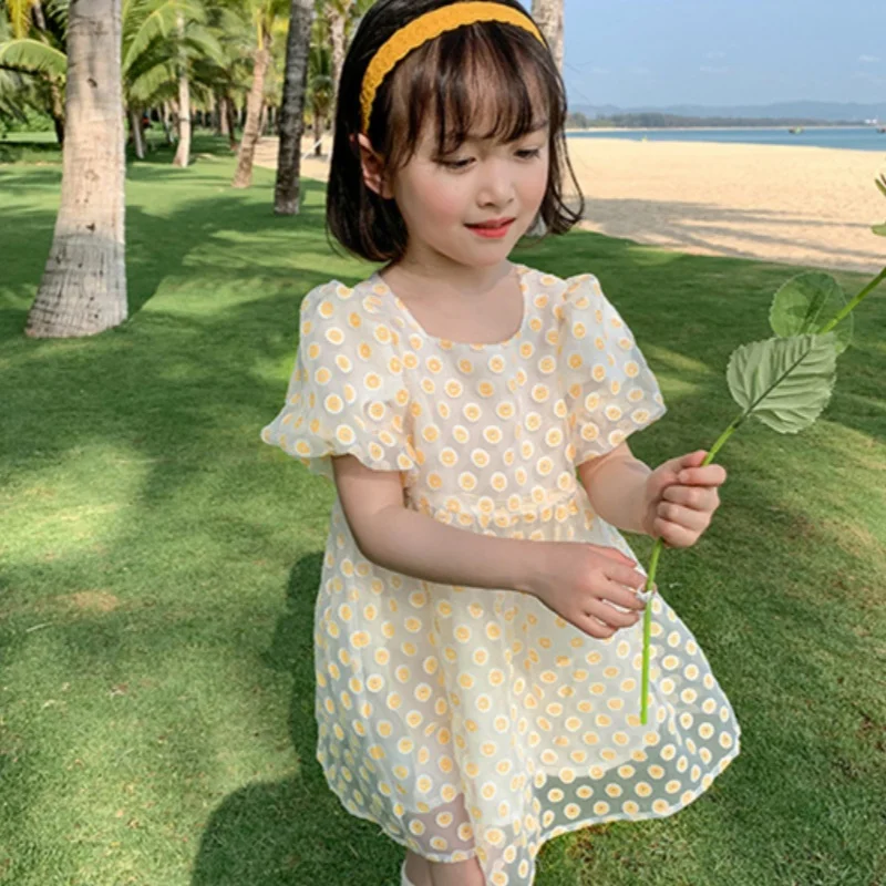 Robe de Soirée en Coton pour Fille, Tenue de ixd'Anniversaire, de Printemps et d'Été, à Fleurs, pour Adolescentes, 2024