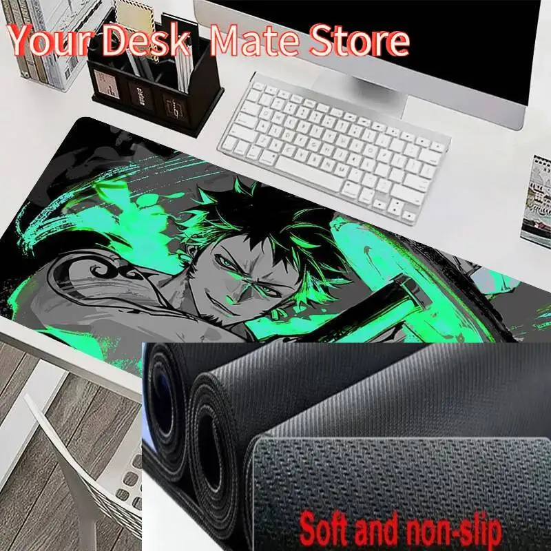 

Коврик для мыши для ноутбука, офисного шкафа, клавиатуры, коврик для ПК, настольный коврик, большой HD цельный коврик для мыши Trafalgar Law, нескользящий резиновый удлиненный коврик