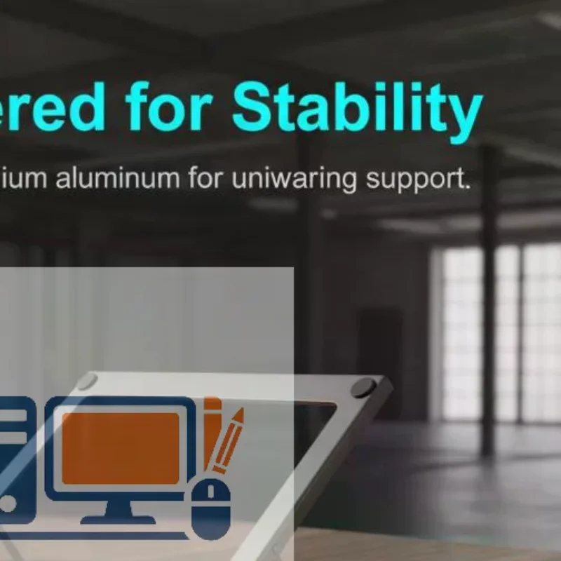 Foldable Iron Laptop Stand Multi Angle Adjustment Anti Slip Pads For Home Office Daily Use