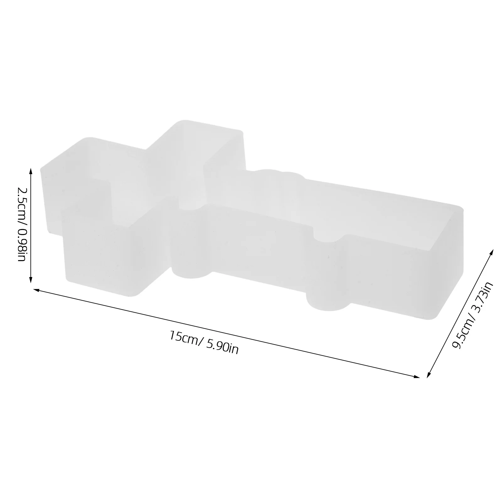 قالب متقاطع من السيليكون المرن، لوازم سهلة التشكيل ومقاومة للتمزق وقابلة للغسل وتدوم طويلاً، لوازم DIY