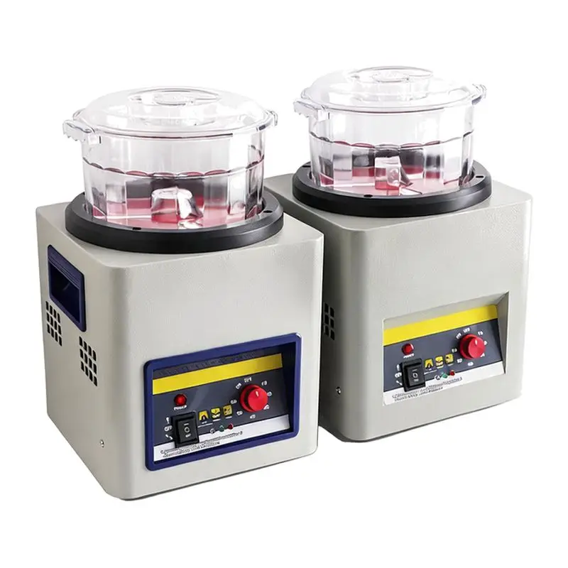 Magnetic Polishing Machine Jewelry Gold and Silver Jewelry Grinding Cleaning Deburring Rust Metal Accessories Grinding Machine