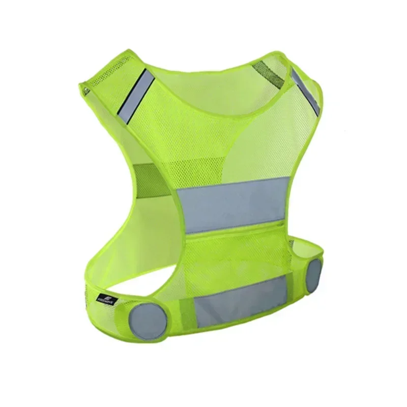1 Set Construction Site Outdoor Running Fluorescence Vest Cycling Vest Lightweight Safety Fishing Vest Sports Gear for Women Men