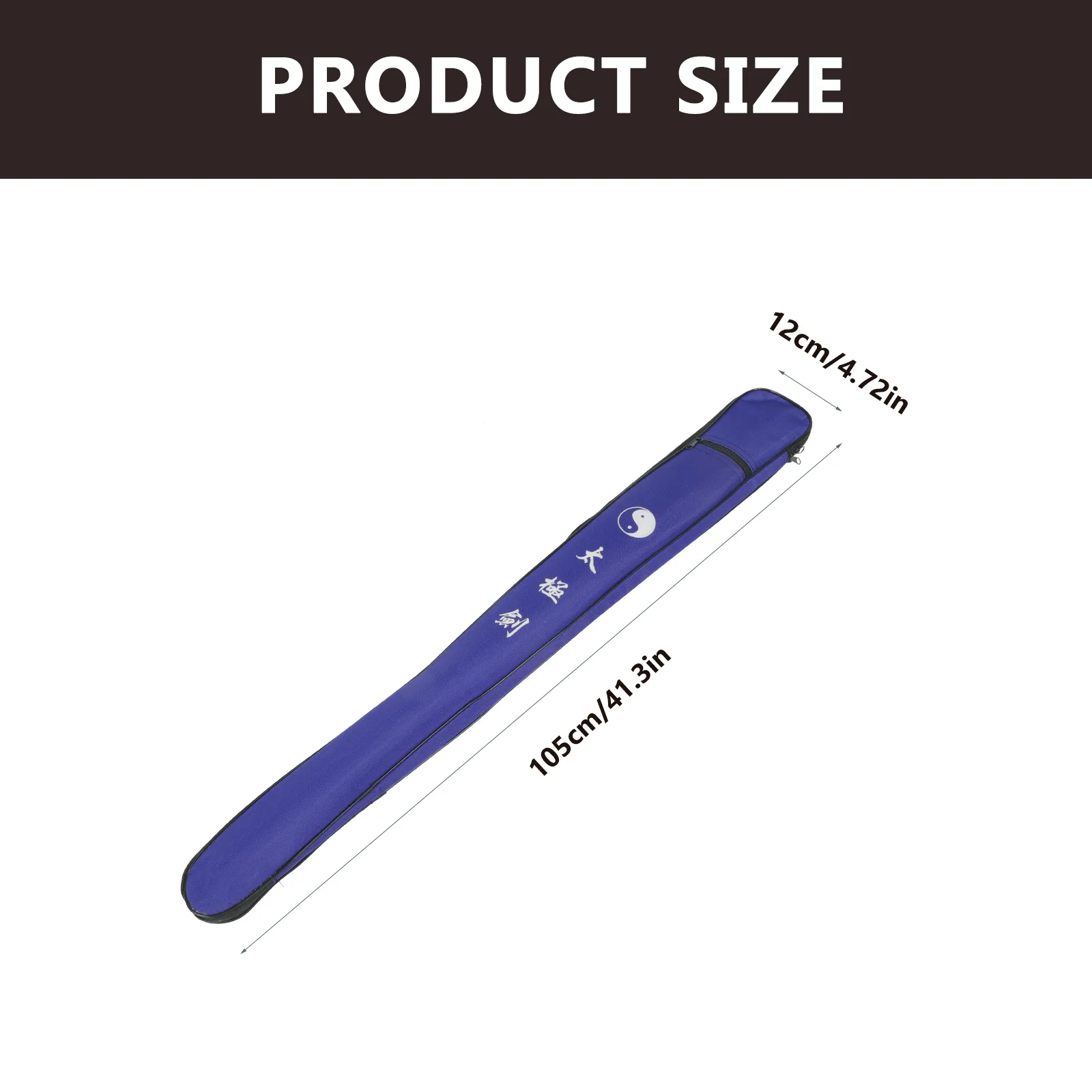 Dik canvas Tai Chi-zwaardtas Duurzame vechtsporten met lichtgewicht draagbare zwaardschouderopbergtas voor