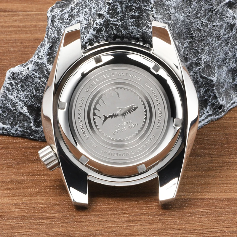 Корпус для часов HEIMDALLR SBDC001 Стальной корпус для часов C3 супер светящееся сапфировое стекло подходит для NH35/NH36 Часы для дайвинга с автоматическим механизмом