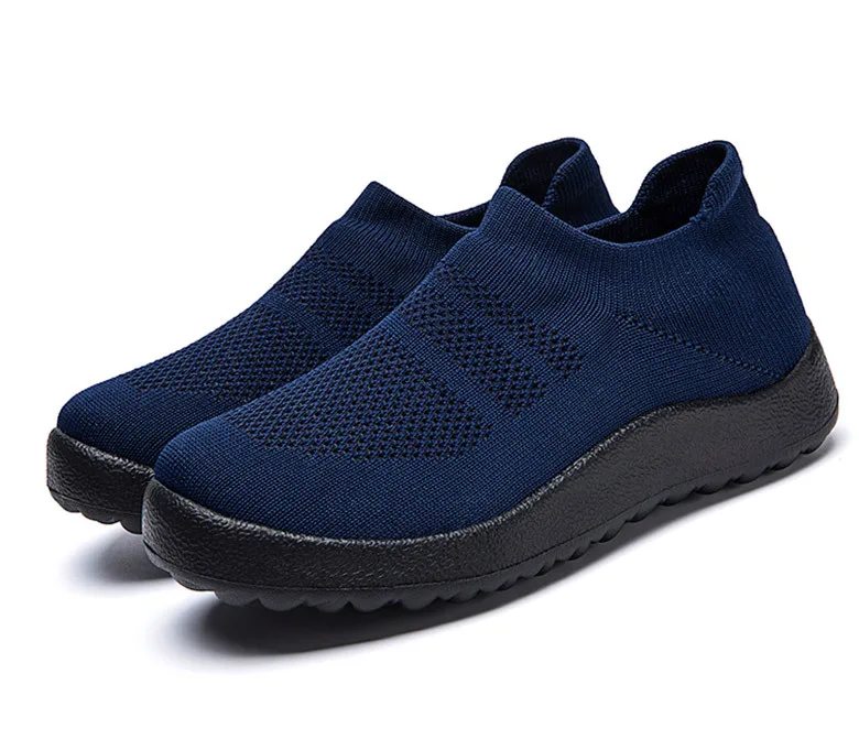 Damen-Sneaker zum Hineinschlüpfen, Damenschuhe, 2023, atmungsaktive Mesh-Turnschuhe für Damen, Sportschuhe, weiße Freizeitschuhe, Zapatillas Mujer – Detail 17