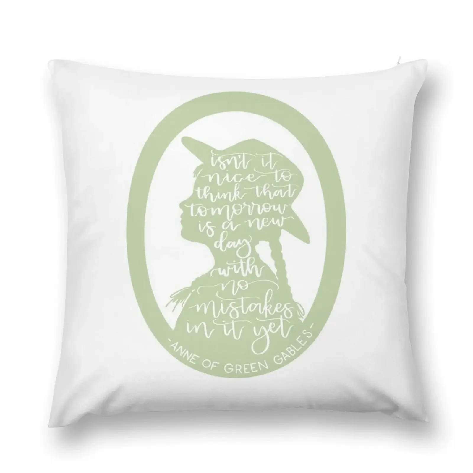 Anne of Green Gables Quote Throw Pillow Pillow Cover Anime pillow